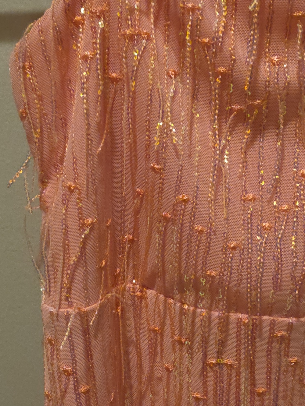 Nordstrom Pink Beaded Dress by Nickie Lew Size 10 NWT - Picture 5 of 11